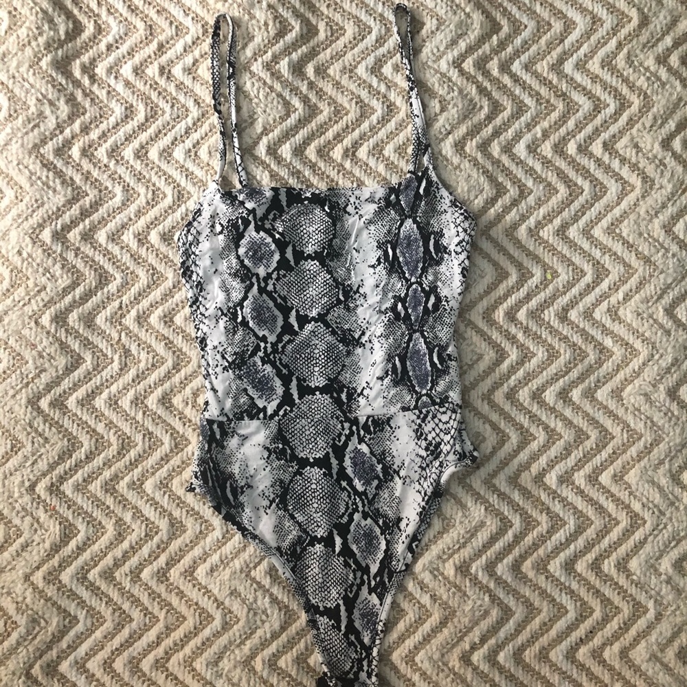 Snake skin bodysuit